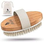 Lebrüke® Dry Brush Bath Brush - With Practical Storage Bag - Perfect for Removing Dead Skin - Exfoliating Body Brush Exfoliating Brush