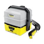 Karcher OC 3 Plus Mobile Outdoor Cleaner, 1.8 gal. Water Tank, Spray Gun and Hose, Battery Operated, for on-to-go Cleaning, 72 PSI