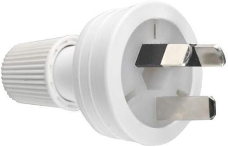 HPM 3 Pin 10A Plug Top, White