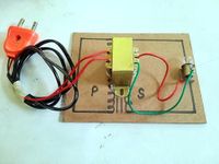 Stepdown Transformer Model School Science Project Physics Working Model for Science Students Teaching and Learning Aid