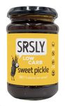 SRSLY Low Carb Pickle 300g | One Jar | Small Chunk Pickle | Delicious & Tangy | Low Calorie | Low Sugar | Vegan | Only 0.8g Carbs & 5 Kcals Per Tbsp | Seriously Low Carb Keto Friendly Food