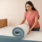UrbanBed HyperSoft Foam Bed Mattress Topper King Size 78x72-2" Thick Mattress Padding for Back & Neck Support with UltraFresh Cover | Soft & Bouncy | Mattress Toppers with 5 Year Warranty - White