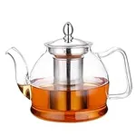 HIWARE 1000ml Glass Teapot with Rem