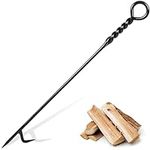 Fire Poker for Fire Pit, 40”Twisted
