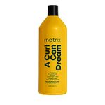 Matrix Curly Hair Shampoo, A Curl Can Dream Deep Cleansing Shampoo,Removes Build Up,Preserves Curl Pattern, Curly Hair Products, For Curly Hair, For Coily Hair, Paraben Free,1000ml Packaging May Vary)