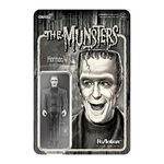 Super7 The Munsters Herman Munster (Grayscale) - 3.75" The Munsters Action Figure with Accessory Classic TV Collectibles and Retro Toys