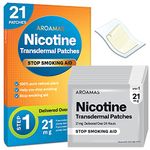 Aroamas Nicotine Patches to Help Quit Smoking, Stop Smoking - Delivered Over 24 Hours Nicotine Transdermal System to Stop Smoking Aids That Work