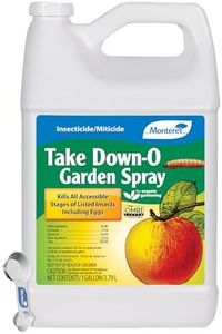 Monterey Take Down-O Garden Spray Bundled with Garden Measure Spoon – Organic Insecticide & Miticide for Vegetables, Fruits, Ornamentals, & Houseplants - 1 Gallon