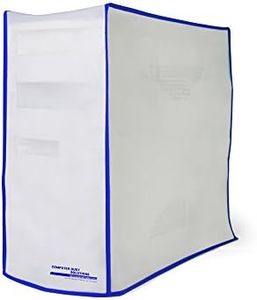 Dust and water resistant silky smooth antistatic vinyl computer CPU dust cover (10W x20H x24D)