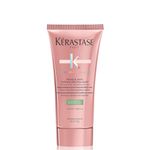 Kérastase Chroma Absolu, Softening and Strengthening Mask, Neutralising Red Tones, For Sensitised or Brown Colour-Treated Hair, with Lactic Acid, Masque Vert Chroma Neutralisant, 150 ml