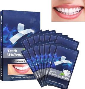 Anup Torda Teeth Whitening Strip Portable Dental Whitening Strip Reduced Sensitivity White Strips Whitener for Removing Smoking Coffee Stain, Effective Home Use Tooth Whitening Kit(14 PCS = 7Pair)