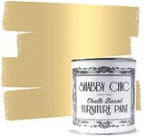 Shabby Chic Chalk Based Furniture Paint 100ml (Antique Gold) Suitable for wood, metal, plastic, masonry, and plastered walls.