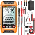 ANENG Digital Multimeter Smart Testers TRMS 9999 Counts Anti-Burning Ohm Amp Volt Meter Measures NCV,AC/DC Current/Voltage,Resistance,Continuity,Capacitance,diodes,Auto-ranging Electrical Tools