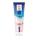 Wella Professional Color Fresh Mask | Temporary Color Refresh Treatment |Semi-Permanent Hair Dye | Wash Out Colour |150ml | Blue