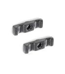 2x turn Buttons - Black Turn Button Latch Thumb Turn Catch Gate Shed Door Rabbit Hutch