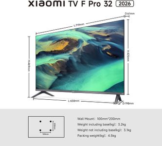 Xiaomi 32" QLED Smart TV F Pro – Full HD Display
