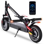 ECOROAD EC9 2025 Electric Scooter for Adults & Teens, 10" Solid Tire, 500W Motor & 35KM/H, 40-50KM Long Range Commuting Foldable E Scooter with Dual Brake, Cruise, Dual Suspension, Smart APP