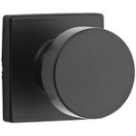 Weiser Cambie Matte Black Door Knob, Interior Door Handles/Passage Knobs for Hall and Closet Door, Non-locking Hall/Closet Door Handle, Modern Home Décor