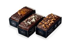 The Original Cake Company - Luxury Chocolate Cakes - Handmade Chocolate Truffle Cake - Triple Chocolate, Belgian Chocolate Orange, Salted Caramel – 3 x 350g