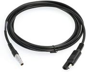 HangTon 12V External Battery Power Cable 7 Pin to SAE 2-pin for Trimble R7 R8 R10 GPS GNSS Receiver 5700 5800 SPS 1.8M