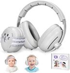 AIXMEET Baby Ear Muffs Noise Protection,Baby Ear Defenders, Noise Cancelling Headphones for Baby & Toddler 0-36 Months, Baby Noise Reduction Earmuffs Against Hearing Damage & Improves Sleep
