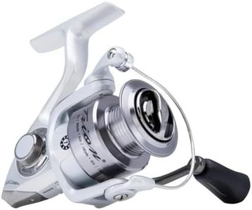 Pflueger Trion Spinning Reel, Size 25 Fishing Reel, Right/Left Handle Position, Graphite Body and Rotor, Corrosion-Resistant, Aluminum Spool, Front Drag System,Silver