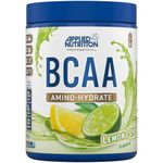 Applied Nutrition BCAA Powder - Branched Chain Amino Acids BCAAs Supplement, Amino Hydrate Intra Workout & Recovery Energy Drink (450g - 32 Servings) (Lemon & Lime)