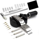 Watch Link Removal Kit, Watch Band Sizing Tool for Watch Strap Adjustment, Watch Pins Replacement, Watch Hammer, Spring bar