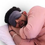 BTH Company Super Soft Adjustable Sleeping Eye Mask - Super Soft & Smooth - Dark grey - Ideal for Women, Men, Old Ages, and Kids - The Comfortable Blindfold for a Restful Sleep