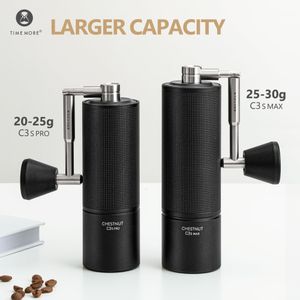TIMEMORE Chestnut C3S Max Manual Coffee Grinder – All-Metal, Folding Handle, Black