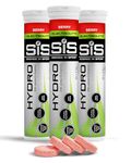 Science in Sport Hydro Electrolyte Tablets - Four Key Electrolytes and B Vitamins - Sugar-Free, Vegan & Gluten-Free Sports Hydration - Berry - 20 Effervescent Tablets (Pack of 3)
