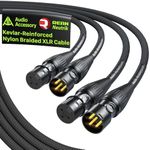 XLR Cables 10ft 2 Pack - Kevlar-Rei