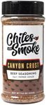 Canyon Crust Beef Seasoning | Use for Grilling or Smoking BBQ | Beef, Brisket, Steaks, Burgers | Sugar-Free Dry Rub | 9.0 oz Shaker Bottle