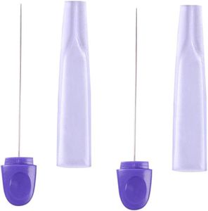 Stainless Steel Reusable Cake Testing Needles Probe Skewer Pin Needle for Kitchen Home Bakery Tools with Transparent Cover, 2 Pieces Dxenexd Cake Tester