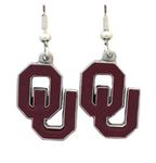 NCAA Oklahoma Sooners Dangle Earrings