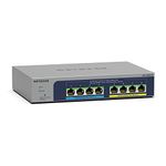 NETGEAR 8 Port 2.5GB Switch (MS108EUP) | Multi-Gigabit Managed Ultra60 PoE Plus Switch | 4x PoE+/++ Ports at 230W | Fanless, Wifi 6 Access Point Connectivity, ProSAFE