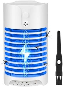 Necomi Mosquito Killer, Electronic Bug Zapper Plug in with UV LED Light, Powerful Electric Mosquito Fly Zapper, Insect Trap Lamp for Indoor (1 Pack)