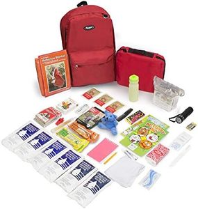 Emergency Zone - Keep-Me-Safe Children's Deluxe 72-Hr Emergency Survival Kit - Red