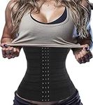 Gotoly Women Waist Trainer Corset Tummy Control Shapewear Slimming Girdle Cincher Body Shaper (Small, Black)