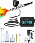 50 PSI Airbrush Kit with Air Compre