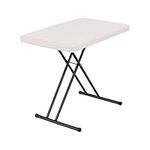 LIFETIME 30-Inch Adjustable Height Personal Table, Almond