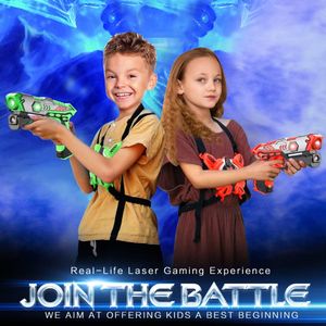 TINOTEEN Laser Tag Set for 4 Players – Interactive Game Kit