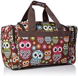 Rockland Duffel Bag, Owl, 19-Inch, 