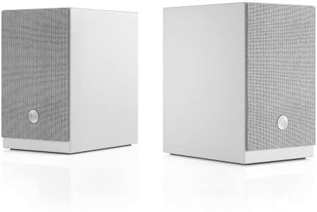 Audio Pro A28 Wireless Bookshelf Speakers | WiFi, Bluetooth 4.2, Multiroom Home Entertainment Stereo | Compatible w/AirPlay 2, Spotify | White