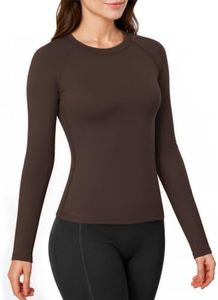 Leapstride Long Sleeve Workout Tops for Women Compression Athletic Shirts