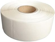 L LIKED Blank White 1 x 2 Inch Dissolvable Labels for Food Rotation Prep roll of 500 (1 Rolls)