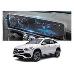 ARMOUR GUARDS 9H Unbreakable Screen Protector Compatible with Mercedes-Benz GLA 200 Touch Screen Infotainment 10.25 Inch (2021 Facelift) It's Flexible not Glass [Transparent]