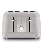 Kenwood Dawn Toaster, 4 Slot Toaster, Reheat, 5 Browning Settings, Defrost and Cancel Functions, Pull Crumb Tray, TFP09.​000CR, 1800W, Oatmeal Cream