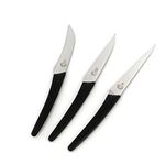 we3 Carving Knifes for Fruits and Vegetables Paring Knives with Stainless Steel Blades Ultra Sharp Kitchen Knife Set of 3