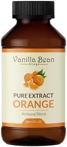 Pure Orange Extract for Baking and Flavoring - 4 OZ - Premium Quality Natural Flavors for Baked Goods, Desserts, & Cooking